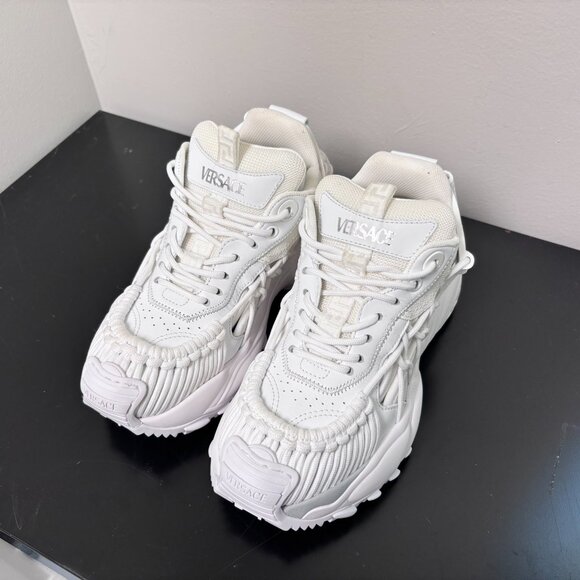 Versace Mercury M Vs 01 Sneakers White - NEW - Picture 2 of 15
